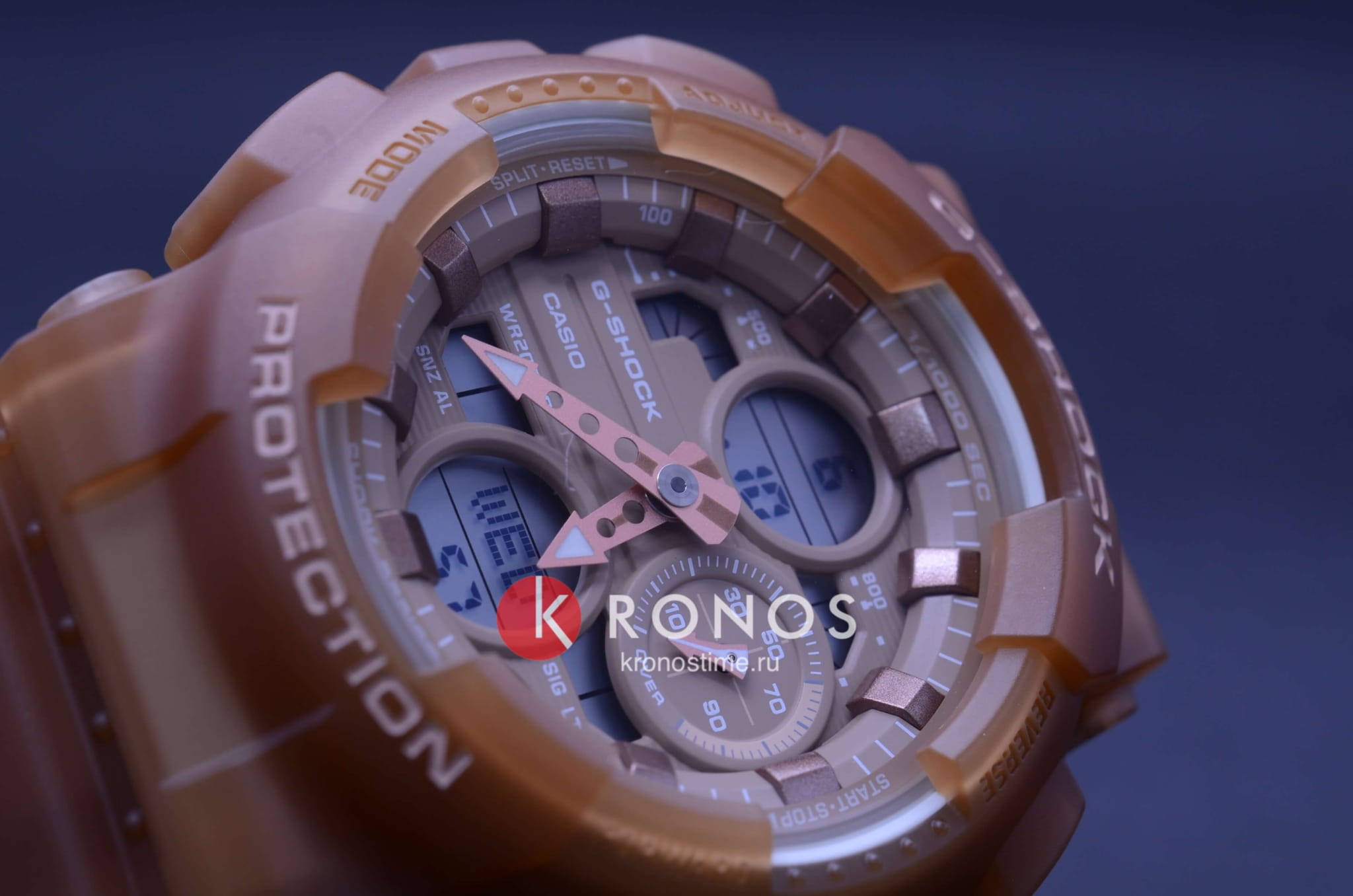 Casio Casio G-Shock GMA-S140NC-5A2, g-shock япония женские часы на браслете пластик боковой вид